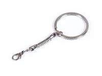 Карабин с кольцом (серебристый) 