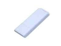 USB 2.0- флешка на 4 Гб с оригинальным двухцветным корпусом (белый) 4Gb