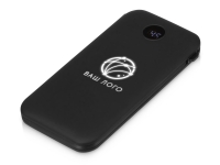 Внешний беспроводной аккумулятор с подсветкой лого Astro, soft-touch, 10000 mAh (черный) 