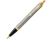 Ручка шариковая Parker IM Core Brushed Metal GT (серебристый/золотистый) 