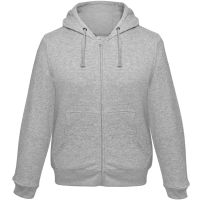 Толстовка мужская Hooded Full Zip серый меланж