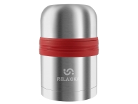 Термос универсальный для еды и напитков 201 (серебристый) 500 мл