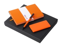 Подарочный набор COLOR IT c блокнотом, ручкой и повербанком, 5000 mAh () гибкая обложка