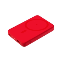 Внешний аккумулятор Largo PD 5000mAh с функцией беспроводной зарядки 15W, красный