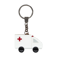 Брелок Скорая помощь (белый с синим)