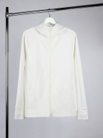 Куртка с капюшоном унисекс Begi, молочно-белая, размер L