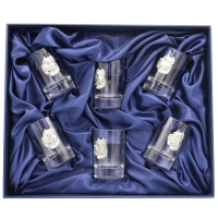 Новогодний набор стопок для водки &amp;quot;Друг человека&amp;quot; 6176