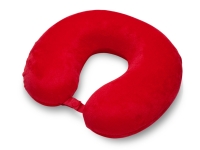 Подушка для путешествий с эффектом памяти Basic (красный) 