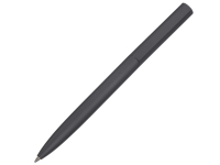 Ручка металлическая шариковая Minimalist, софт-тач (антрацит) 