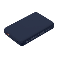 Внешний аккумулятор Largo PD 5000mAh с функцией беспроводной зарядки 15W, синий