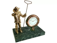 Настольный прибор &amp;quot;Металлург&amp;quot;, золотистый/зеленый