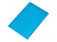 Блокнот А5 в пластиковой обложке (синий) 