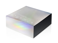 Подарочная коробка с голографическим шубером Aurora, L (черный/голография) L