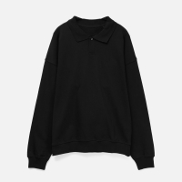 Свитшот оверсайз унисекс S6, черный, размер XL/XXL