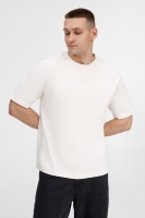 Футболка оверсайз унисекс Avenu, молочно-белая, размер M/L