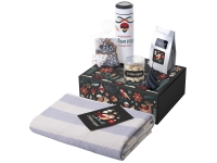 Подарочный набор Re:Warm с пледом, термосом и свечой (белый) 