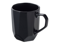 Кружка с гранями Amery (черный матовый) 