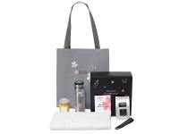 Подарочный набор Re:f. Walk с палантином, шопером и термосом (белый) 