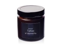 Свеча ароматическая Noella, табак и ваниль (коричневый) 