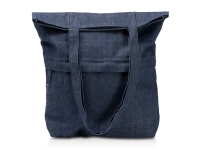Сумка из переработанной джинсовой ткани Крик (Kirk), синий