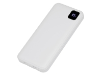 Внешний аккумулятор со встроенными кабелями Фрэйм, 10000мач (белый) 