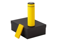 Подарочный набор COLOR IT c термосом и повербанком (желтый) 10000 mAh