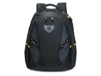 Рюкзак TORBER МЕГАПОЛИС с отделением для ноутбука 15.6, чёрный/серый, полиэстер, 35,5 х 23 х 45 см