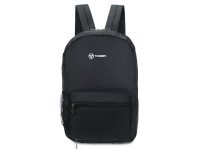 Рюкзак складной TORBER, черный, полиэстер, 49x33x12 см