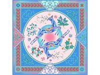 Платок Северное сияние