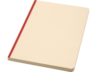 Блокнот из сахарного тростника и RPET А5 Liliana (красный) 