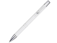 Ручка шариковая из переработанного алюминия Moneta (белый) 