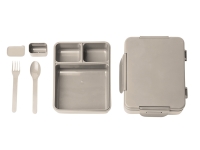 Ланч-бокс КОМИКС с тремя отделениями (бежевый) 